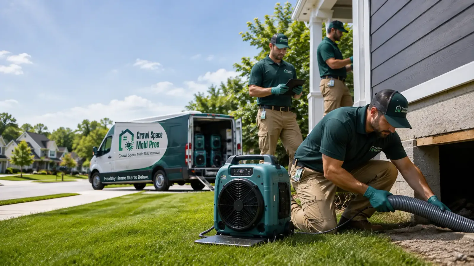 Crawl Space Mold Removal in Cost, TX